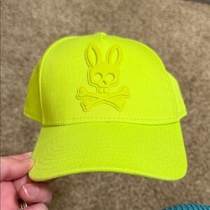 Psycho Bunny Neon Yellow Cap